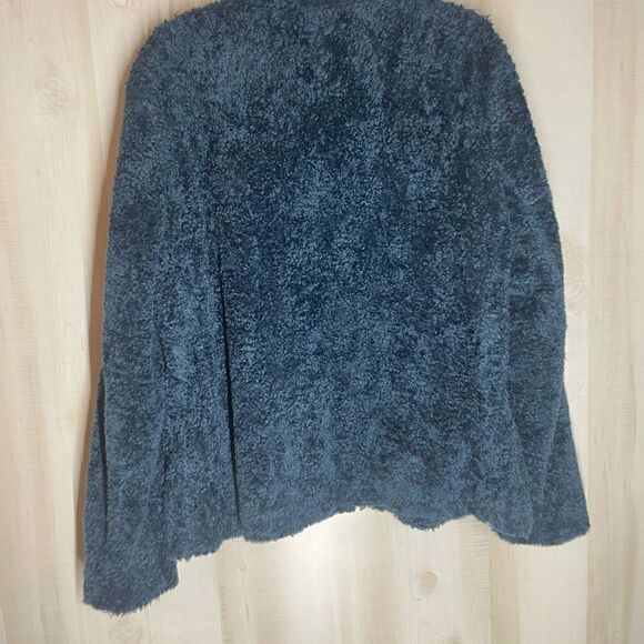 Pendleton blue fleece jacket long sleev with plaid inside, size XL - Picture 15 of 16